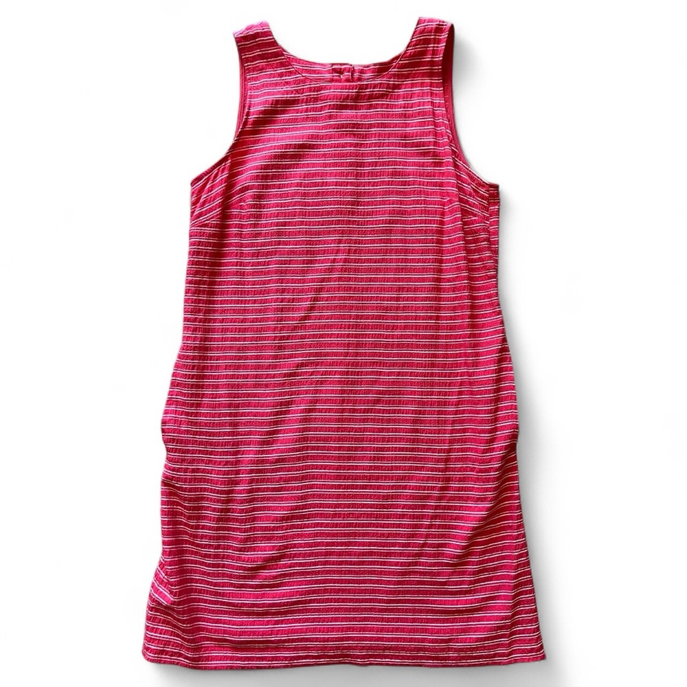 Tommy Hilfiger Pink + White striped dress Size 10